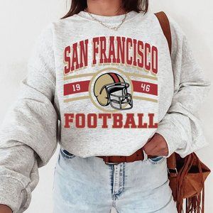 1946 San Francisco 49ers Football Crewnecks Sweatshirt SF 49ers Football Shirt